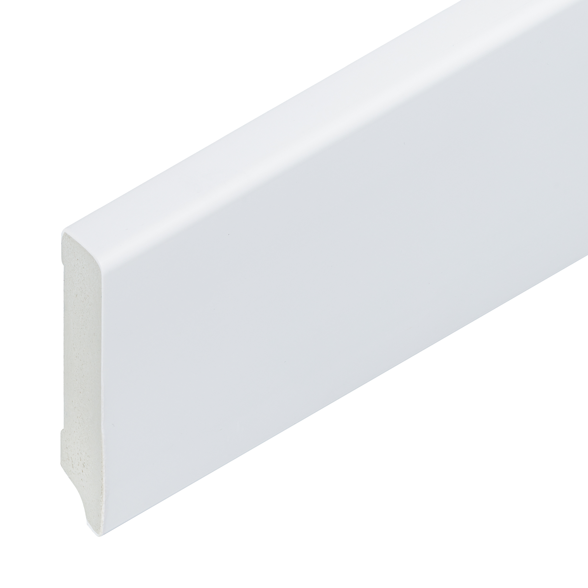 Plinthe resistar blanc RAL 9016 80/12 mm